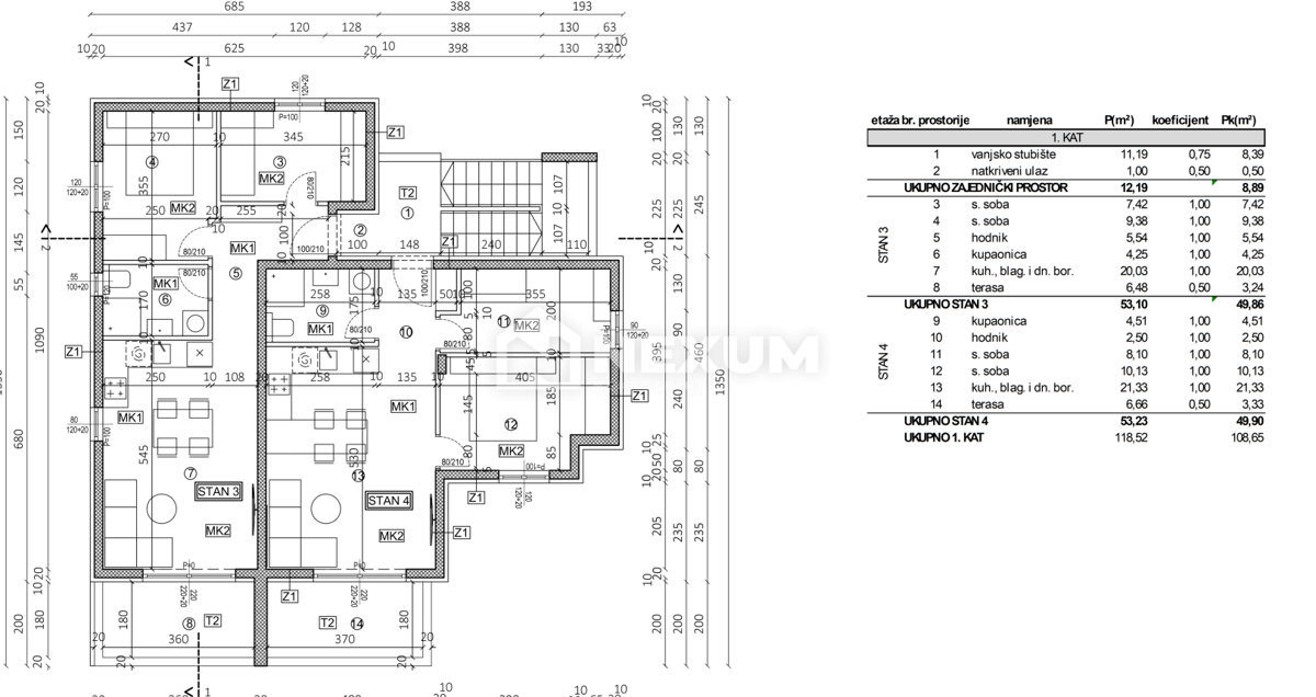 Apartma Na predaj - SPLITSKO-DALMATINSKA TROGIR