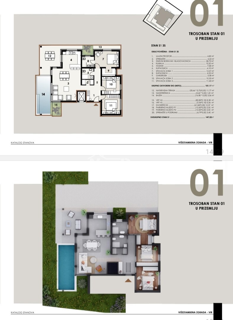 Appartement À vendre - Zadarska Vir - foto 2/3