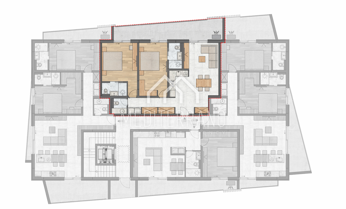 Flat For sale - ŠIBENSKO-KNINSKA VODICE
