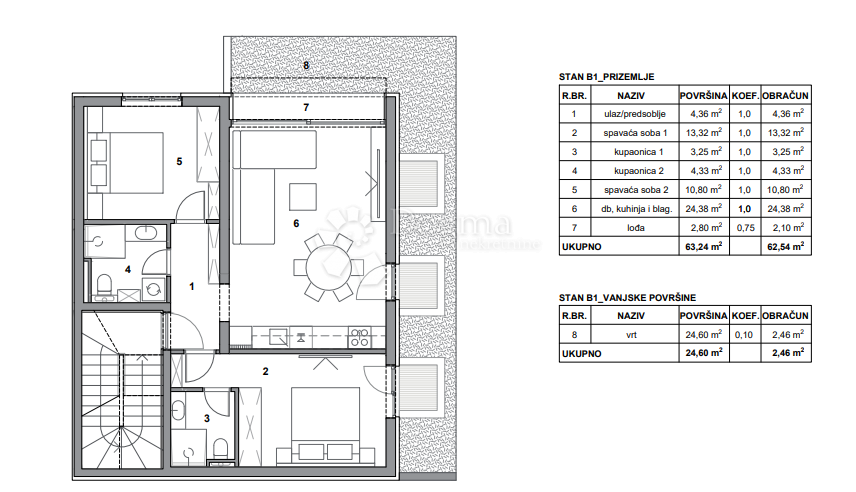 Appartement À vendre - SPLITSKO-DALMATINSKA BRAČ