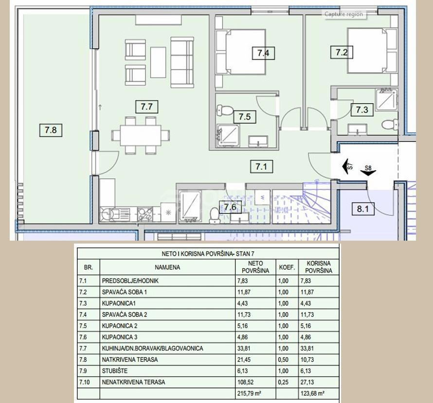 Appartement À vendre - šibensko-kninska Vodice - foto 4/7