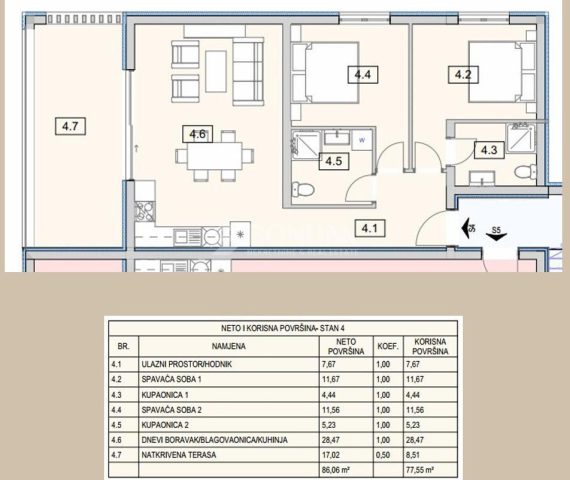 Apartment Zu verkaufen - šibensko-kninska Vodice - foto 3/6