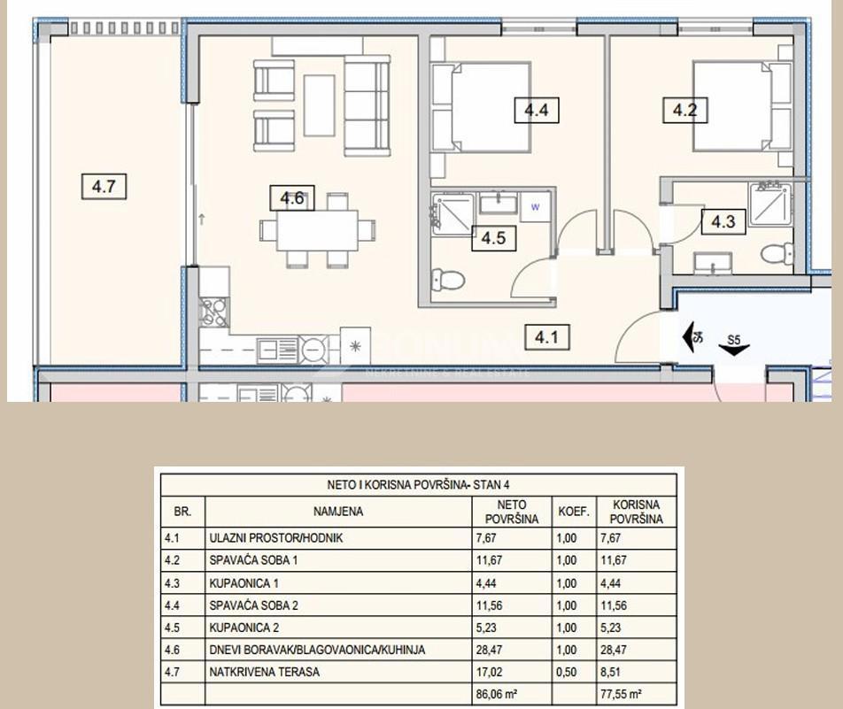 Flat For sale - šibensko-kninska Vodice - foto 3/6