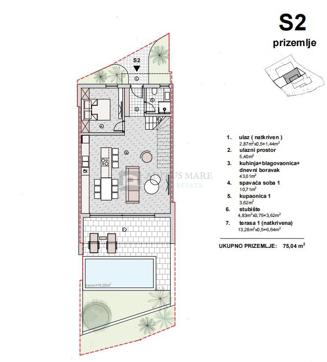 Flat For sale - ŠIBENSKO-KNINSKA VODICE