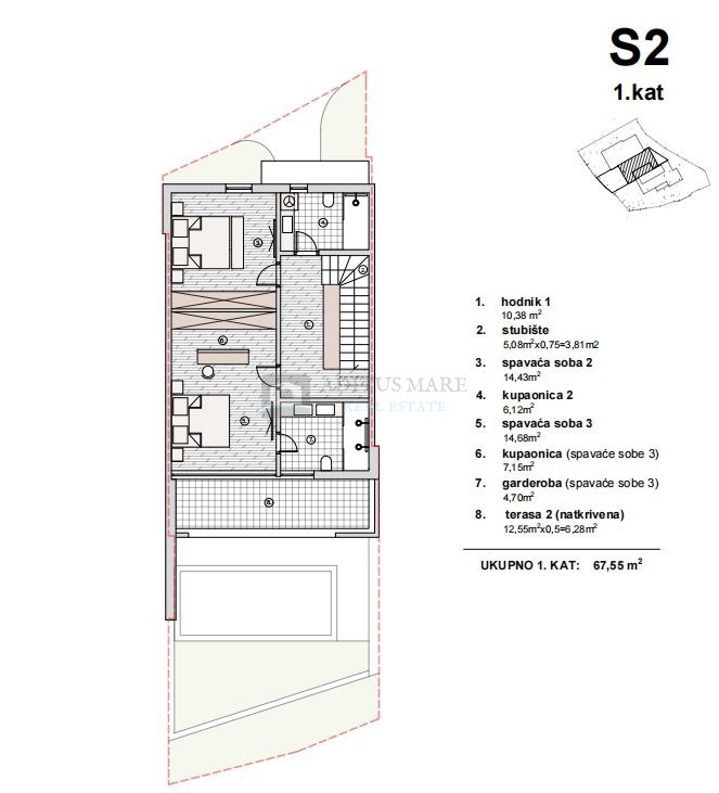 Flat For sale - ŠIBENSKO-KNINSKA VODICE