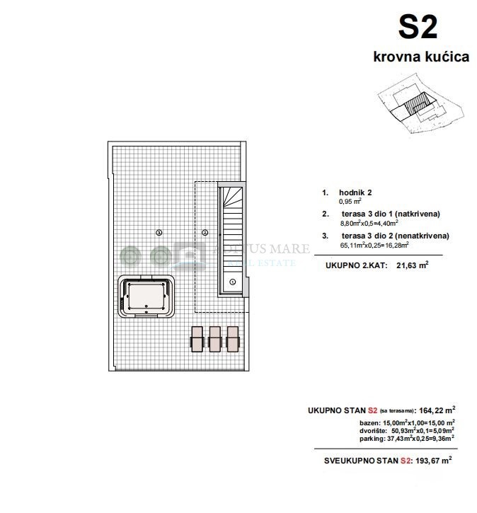 Flat For sale - ŠIBENSKO-KNINSKA VODICE