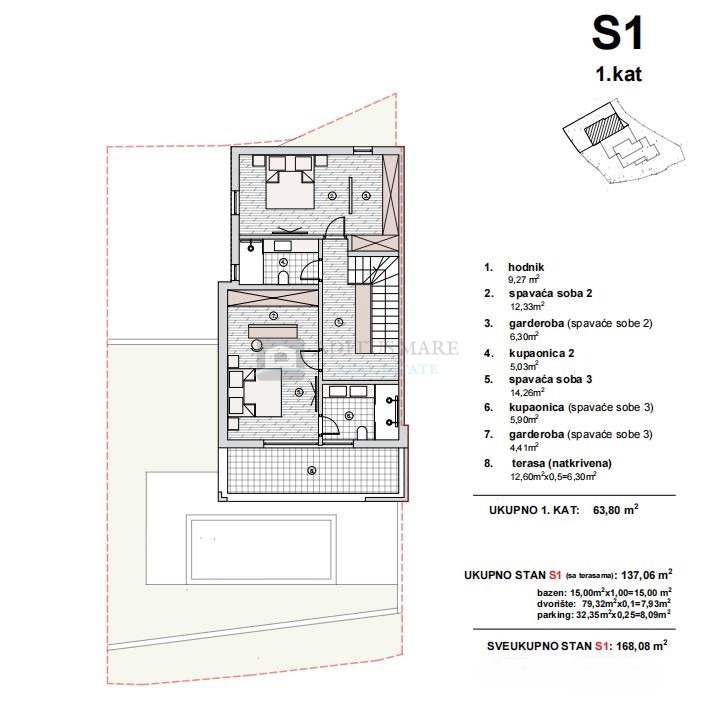 Flat For sale - ŠIBENSKO-KNINSKA VODICE