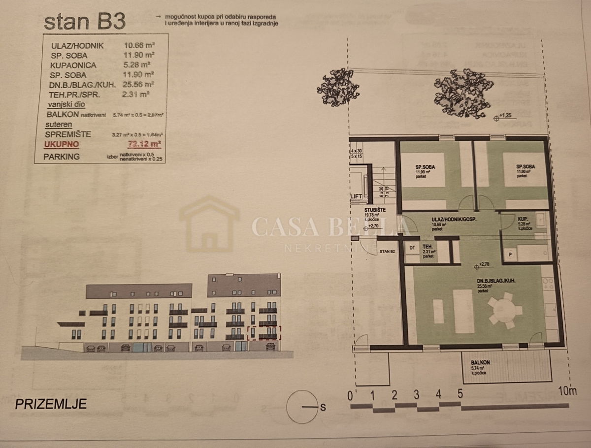 Apartment Zu verkaufen - KOPRIVNIČKO-KRIŽEVAČKA ĐURĐEVAC