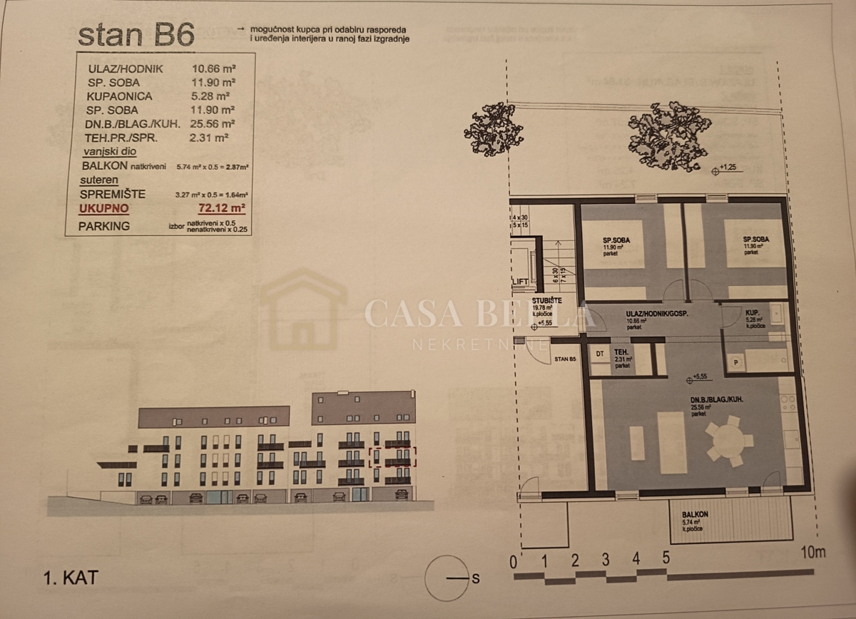 Apartment Zu verkaufen - KOPRIVNIČKO-KRIŽEVAČKA ĐURĐEVAC