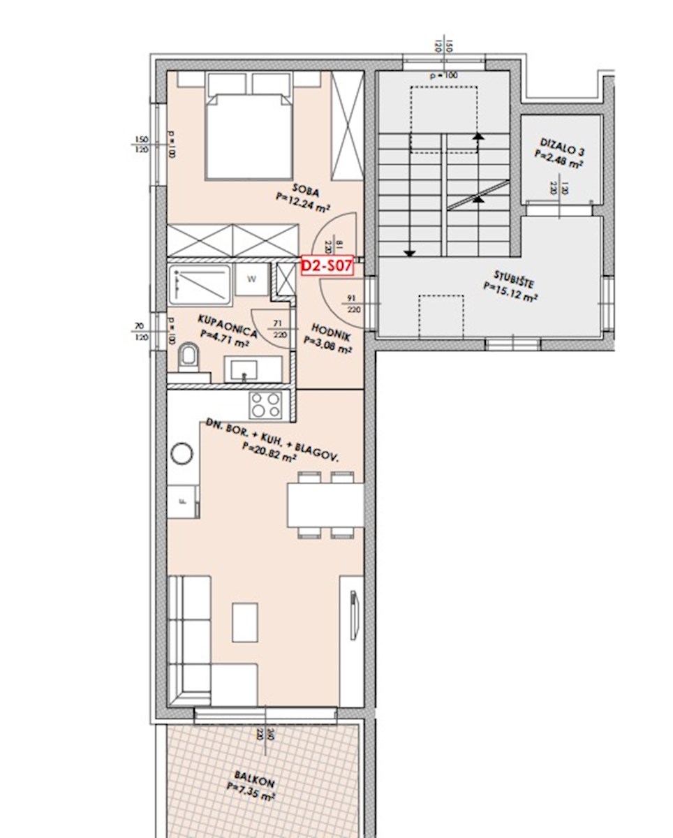 Appartement À vendre - SPLITSKO-DALMATINSKA OMIŠ