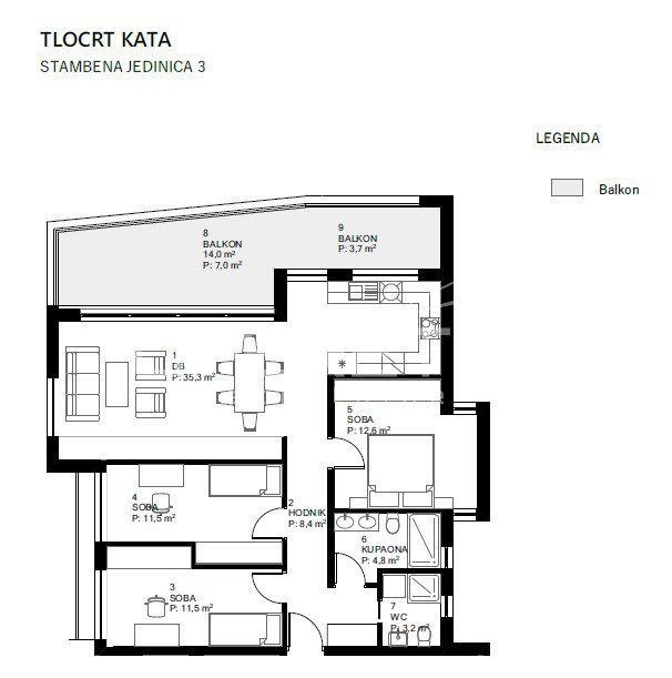 Flat For sale - VARAŽDINSKA VARAŽDIN