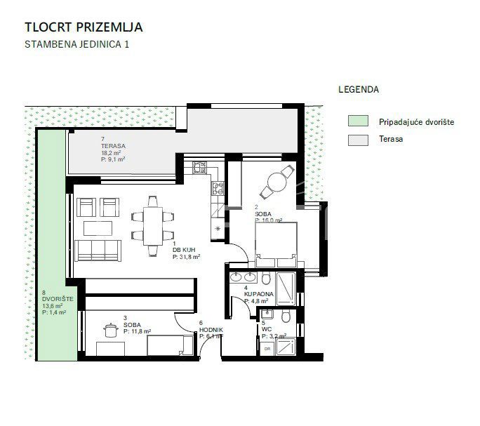 Apartmán Na prodej - VARAŽDINSKA VARAŽDIN