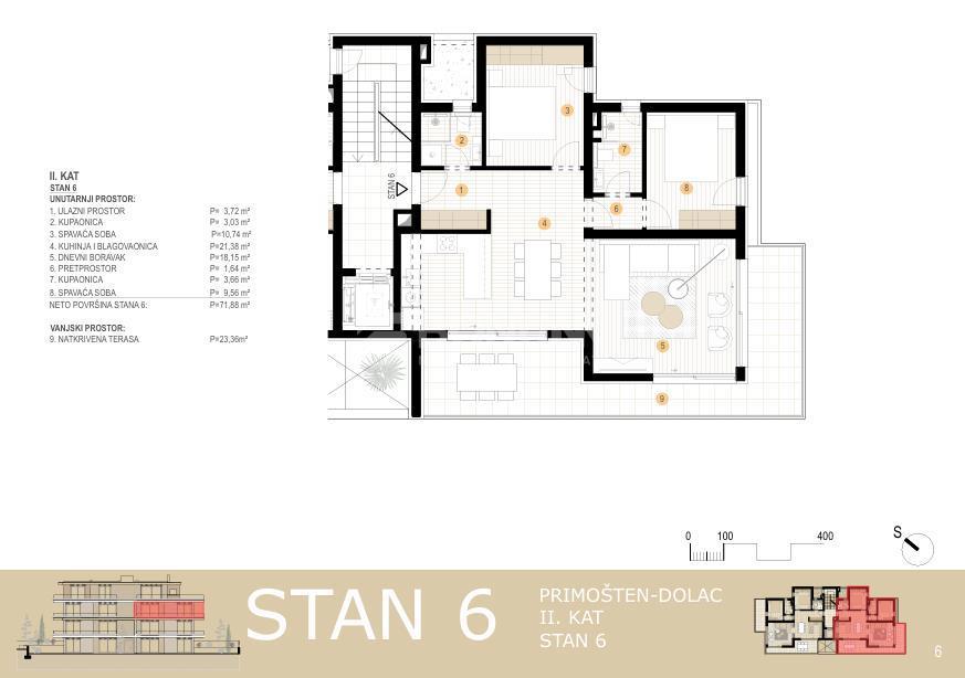 Apartmán Na prodej - ŠIBENSKO-KNINSKA PRIMOŠTEN