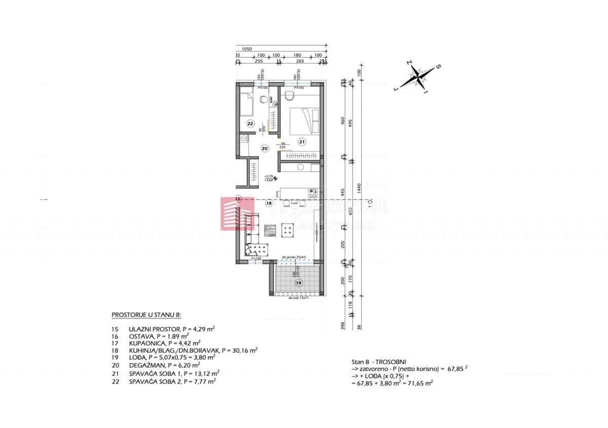 Apartment Zu verkaufen - BRODSKO-POSAVSKA SLAVONSKI BROD