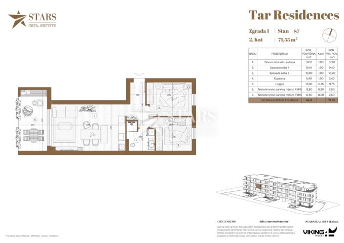 Mieszkanie na sprzedaż 125 m² – Tar-Vabriga