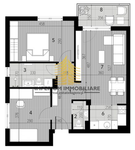 Apartmán na prodej 71 m² – Zagreb