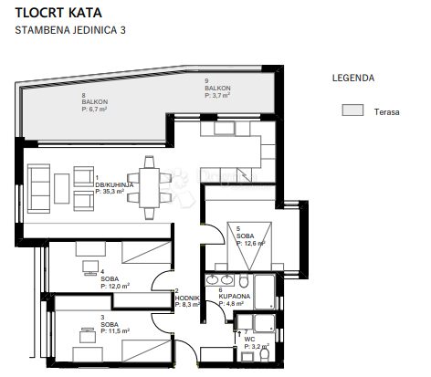 Apartmán Na prodej - Varaždinska Varaždin - foto 2/6