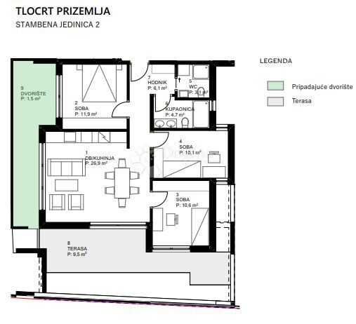 Apartmán Na prodej - Varaždinska Varaždin - foto 2/6