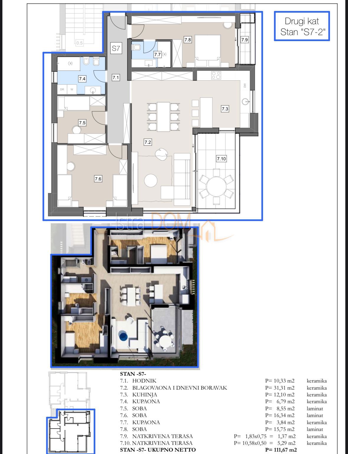 Flat For sale - Istarska Labin - foto 5/5