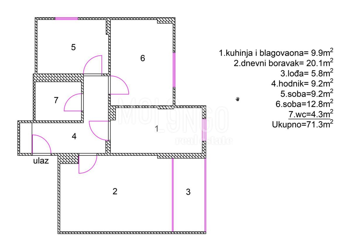 Flat For sale - PRIMORSKO-GORANSKA RIJEKA