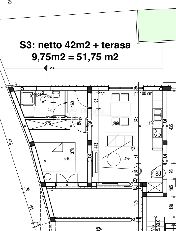 Flat For sale LIŽNJAN