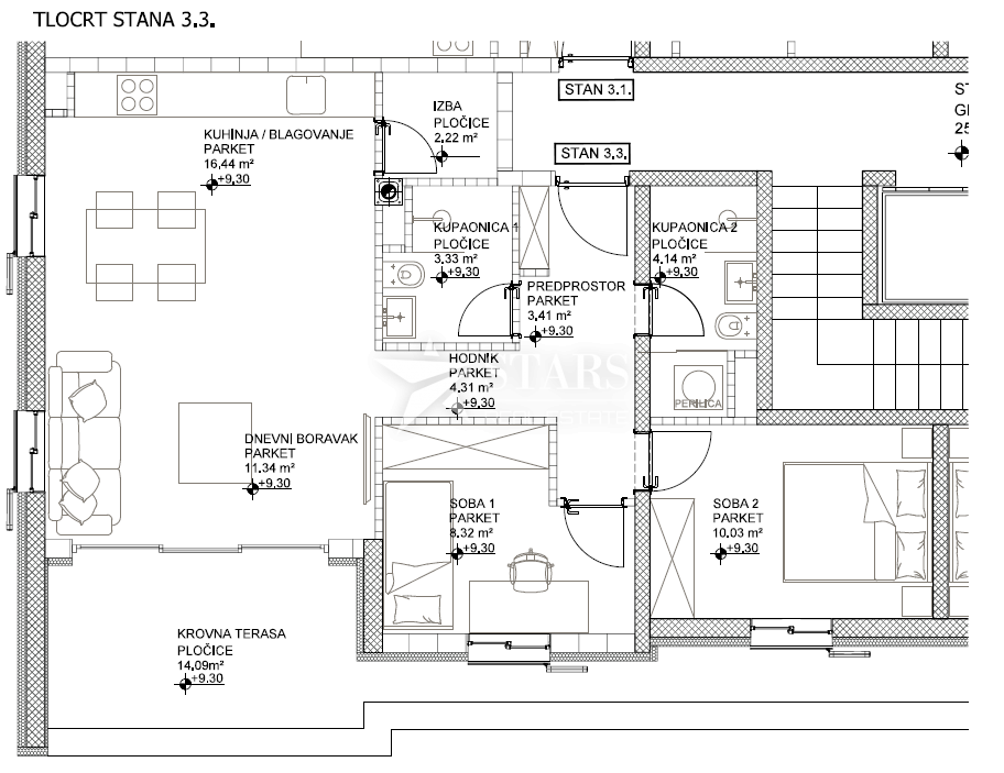 Apartmán Na predaj - PRIMORSKO-GORANSKA CRES