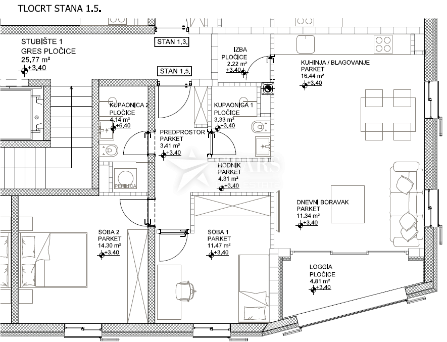 Apartmán Na predaj - PRIMORSKO-GORANSKA CRES