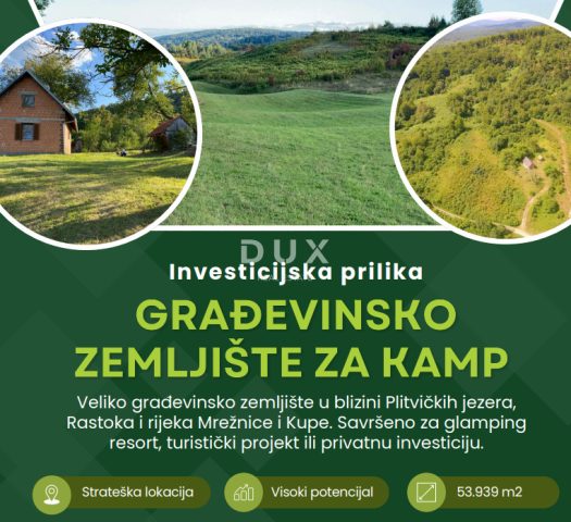 Działka na sprzedaż 53939 m² – Slunj
