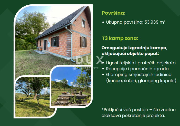 Terreno In vendita - KARLOVAČKA SLUNJ