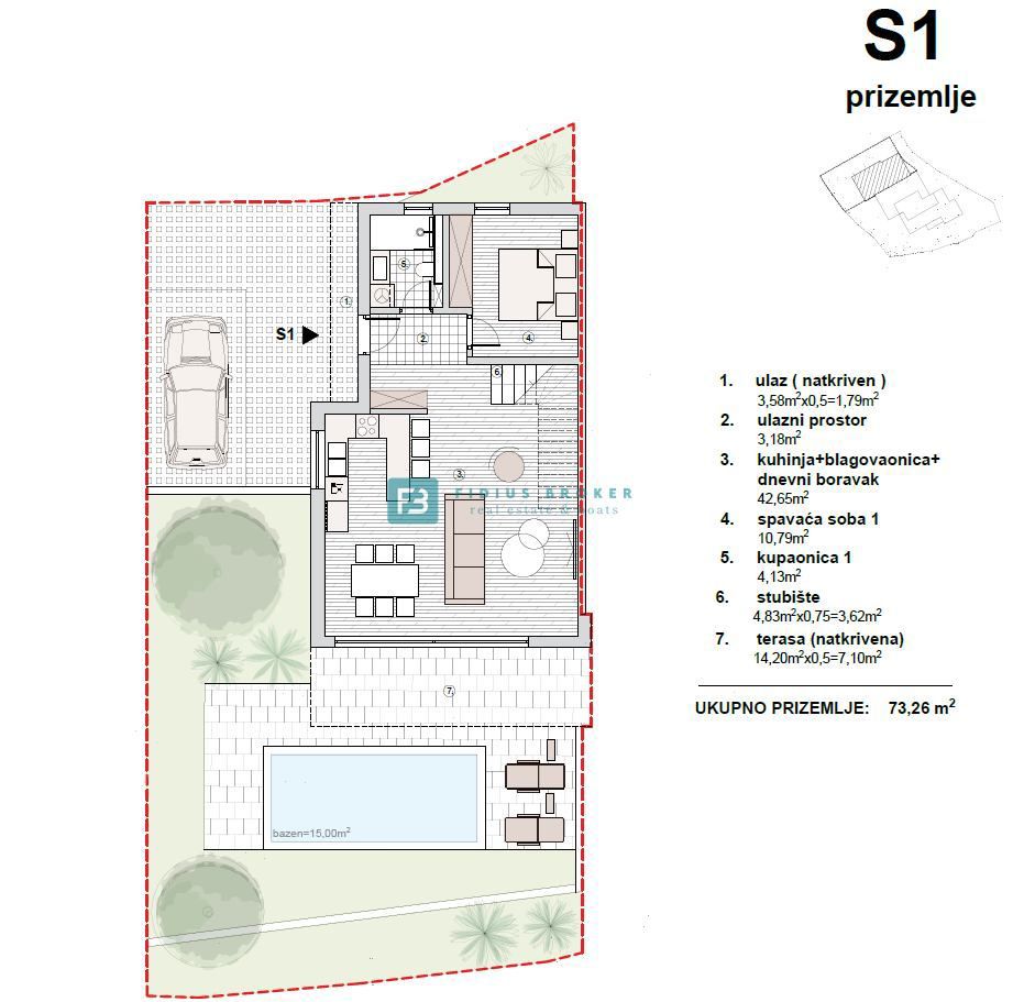 Flat For sale - ŠIBENSKO-KNINSKA VODICE