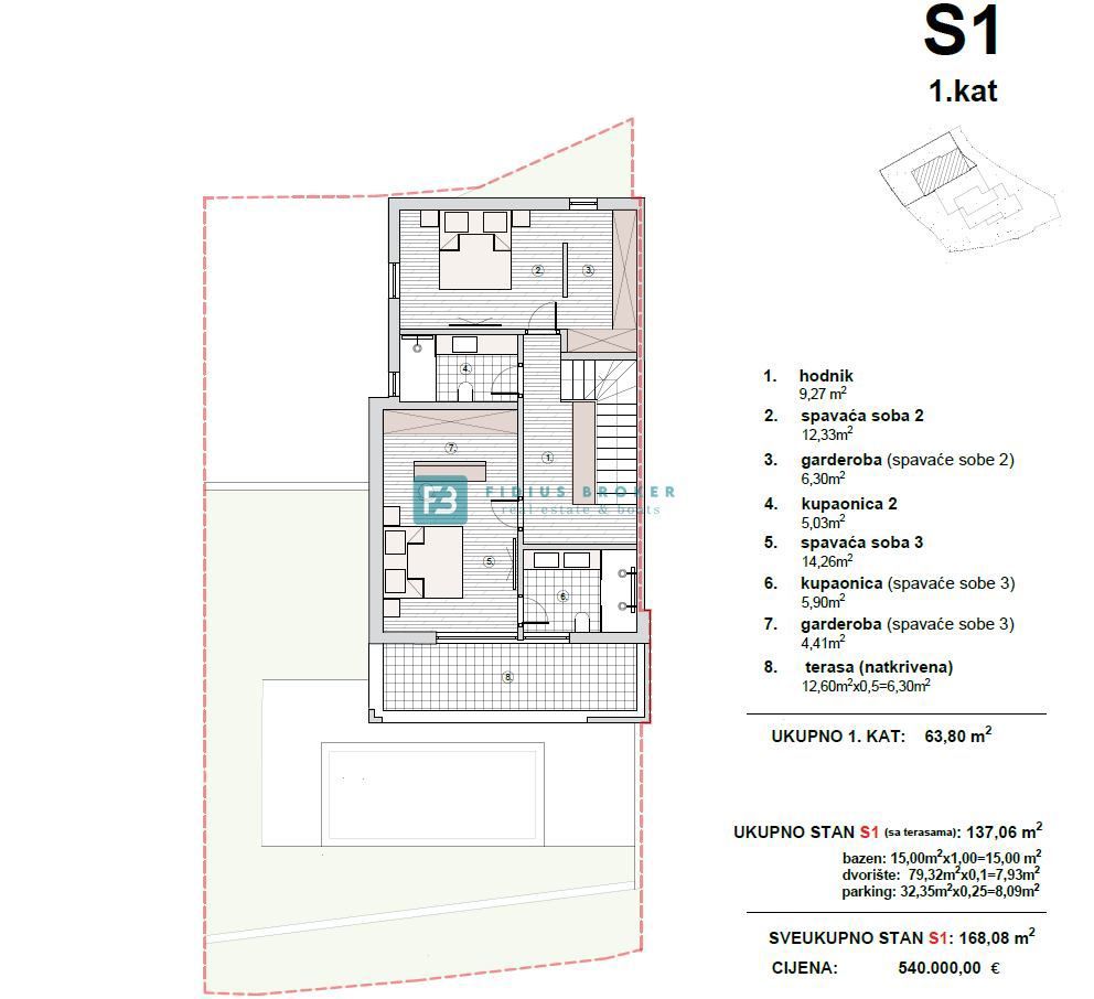 Flat For sale - ŠIBENSKO-KNINSKA VODICE