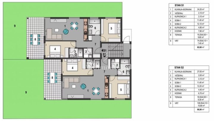 Apartment Zu verkaufen - Zadarska Pag - foto 3/10