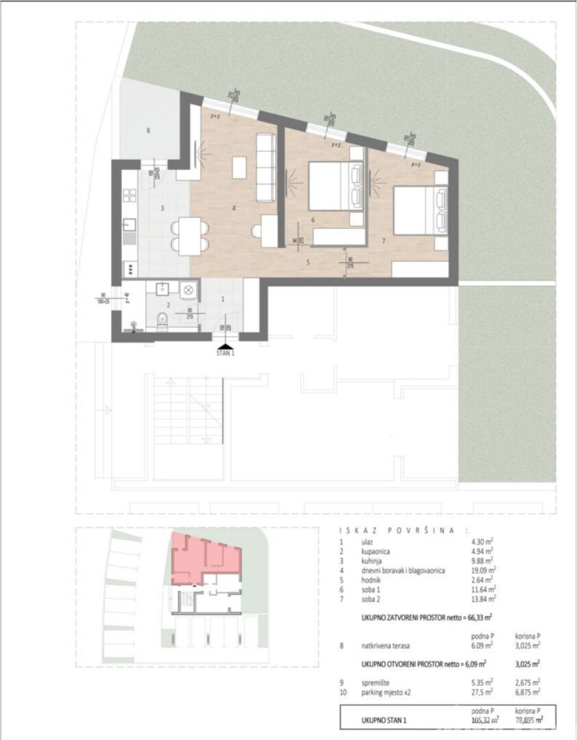 Apartment Zu verkaufen - Zadarska Zadar - foto 3/3