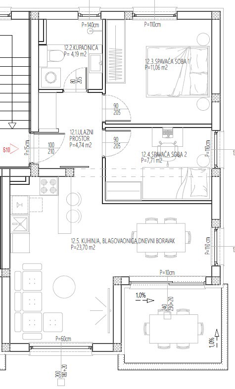 Flat For sale - ŠIBENSKO-KNINSKA VODICE