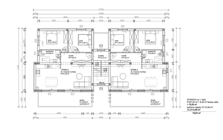 Apartment Zu verkaufen - Zadarska Sukošan - foto 3/8