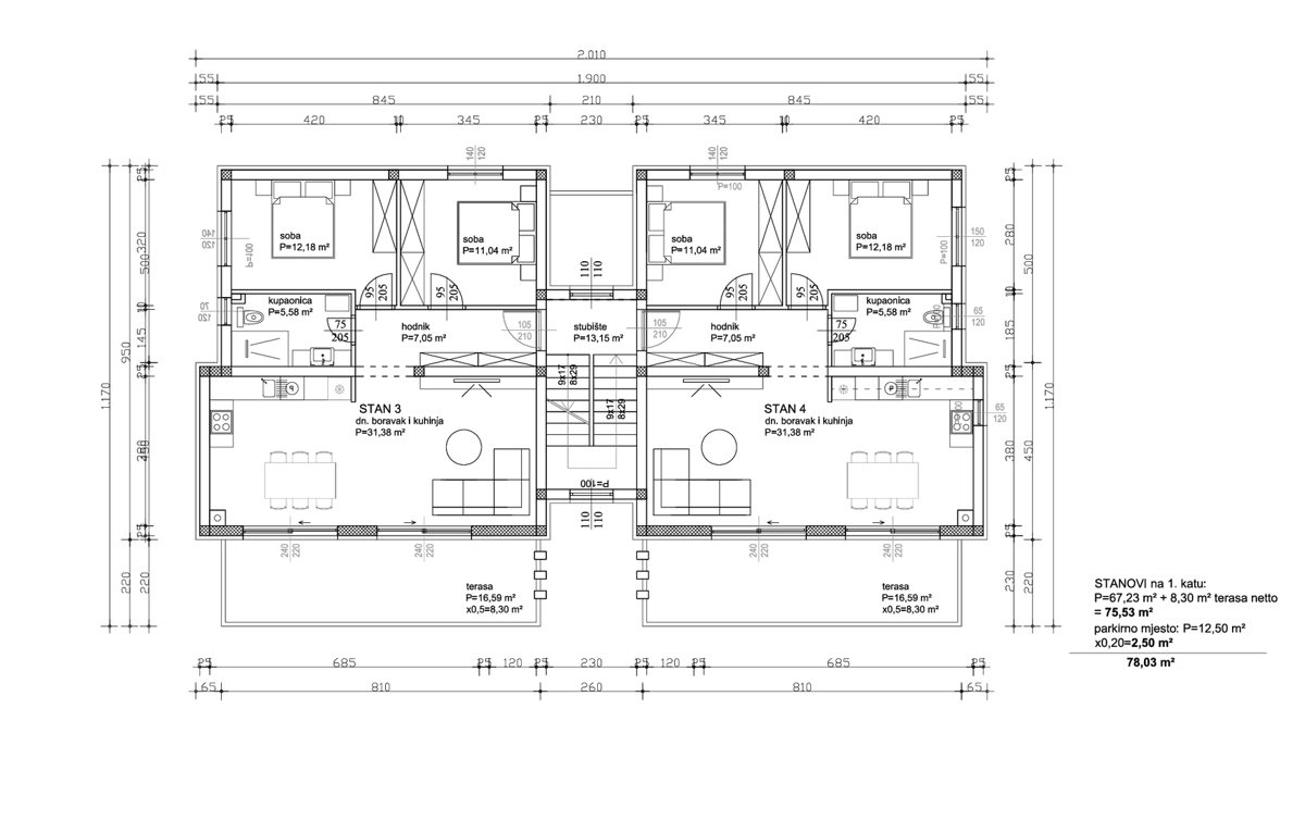 Apartmán Na predaj - ZADARSKA SUKOŠAN
