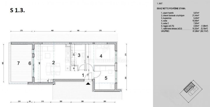 Apartment Zu verkaufen - Ličko-senjska Novalja - foto 4/4
