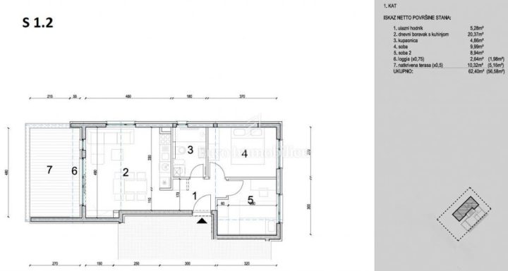 Apartment Zu verkaufen - Ličko-senjska Novalja - foto 5/5