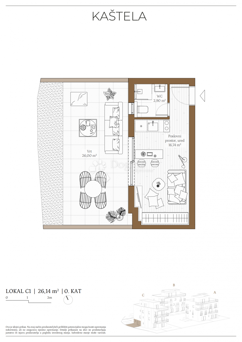 Locaux commerciaux À vendre - SPLITSKO-DALMATINSKA KAŠTELA