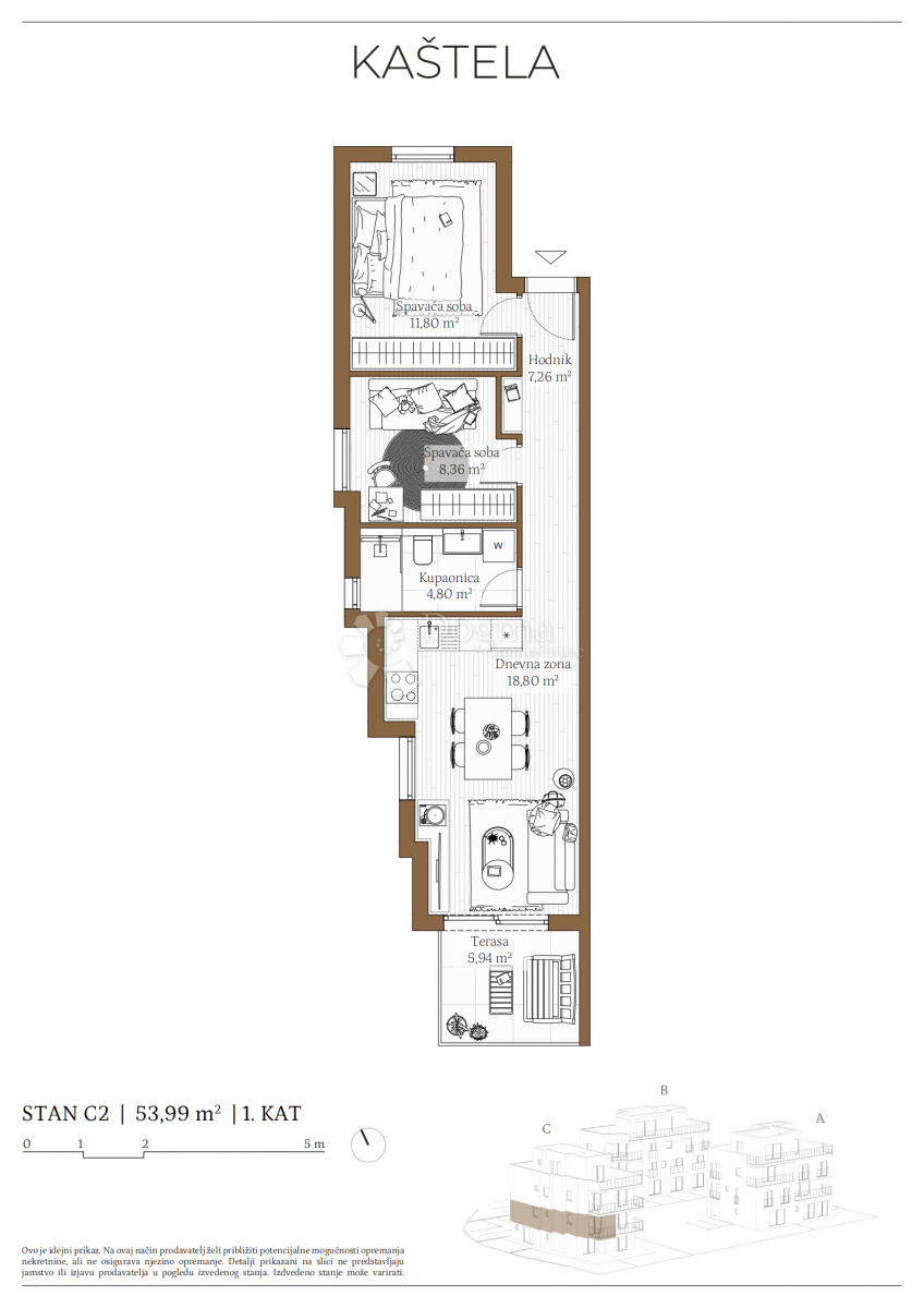Appartement À vendre - SPLITSKO-DALMATINSKA KAŠTELA