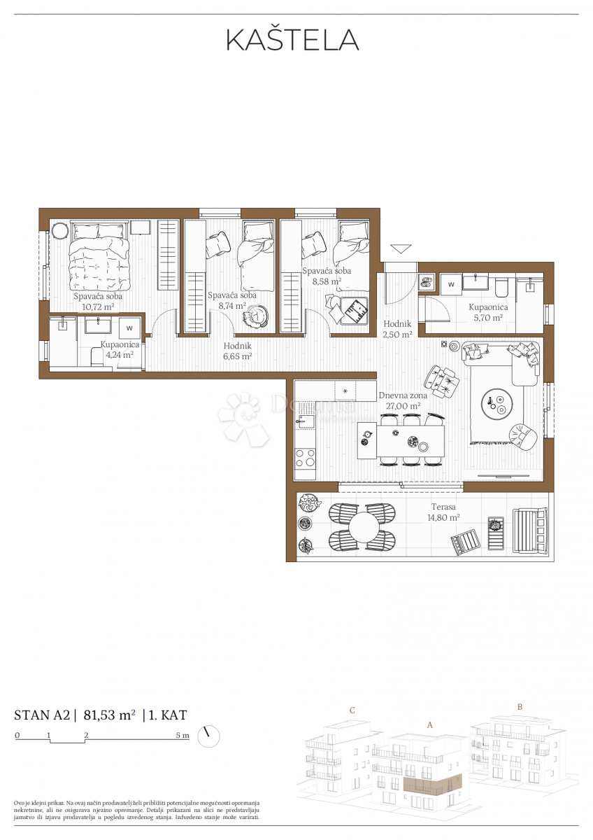 Apartment Zu verkaufen - Splitsko-dalmatinska Kaštela - foto 2/5