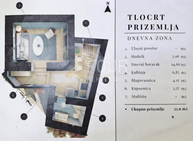 House for sale 65 m² – Ližnjan