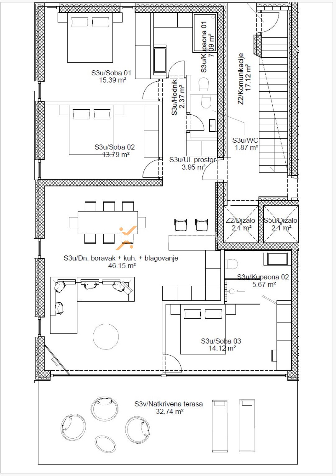 Apartmán Na predaj - ZADARSKA SUKOŠAN
