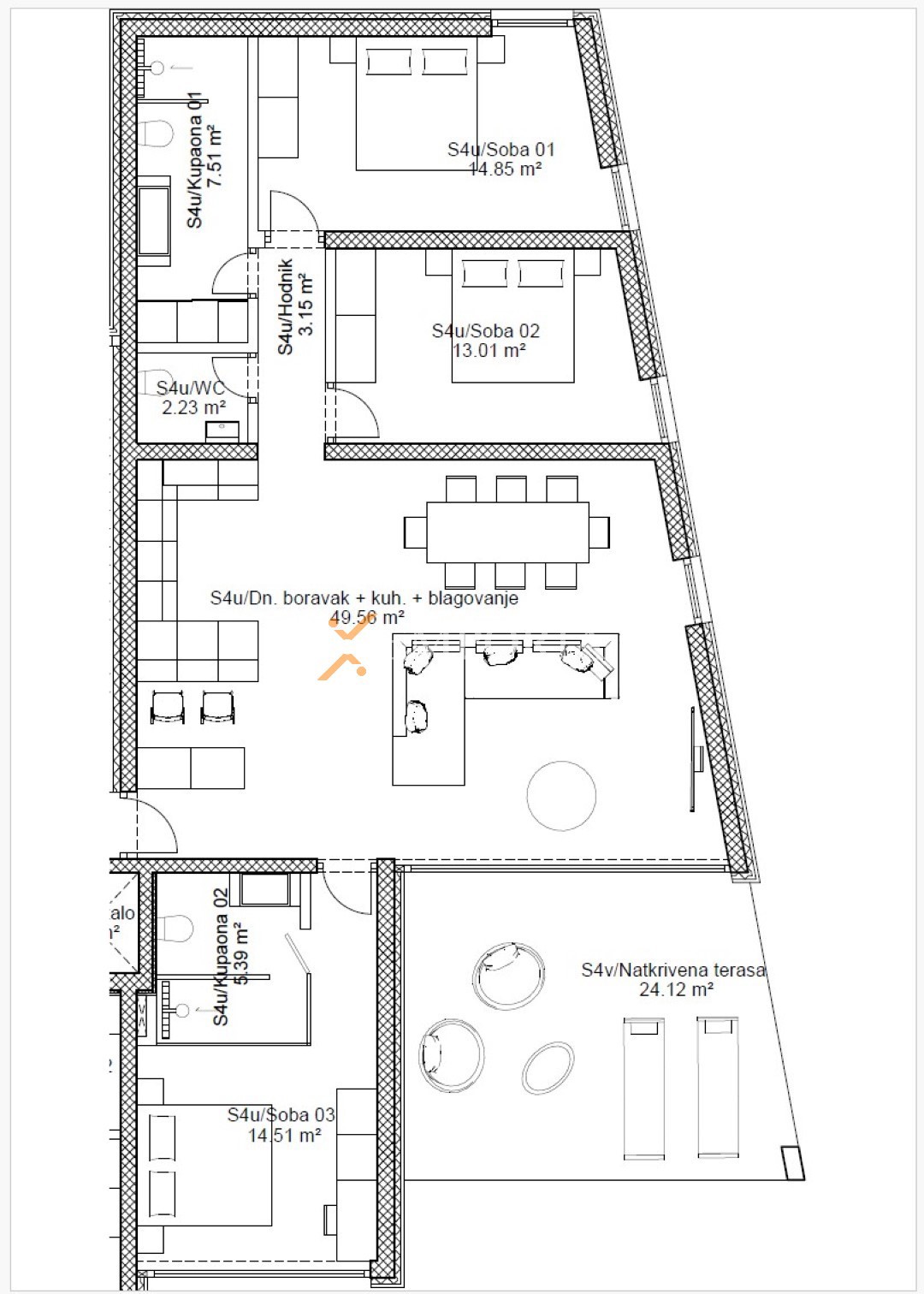 Apartment Zu verkaufen - ZADARSKA SUKOŠAN