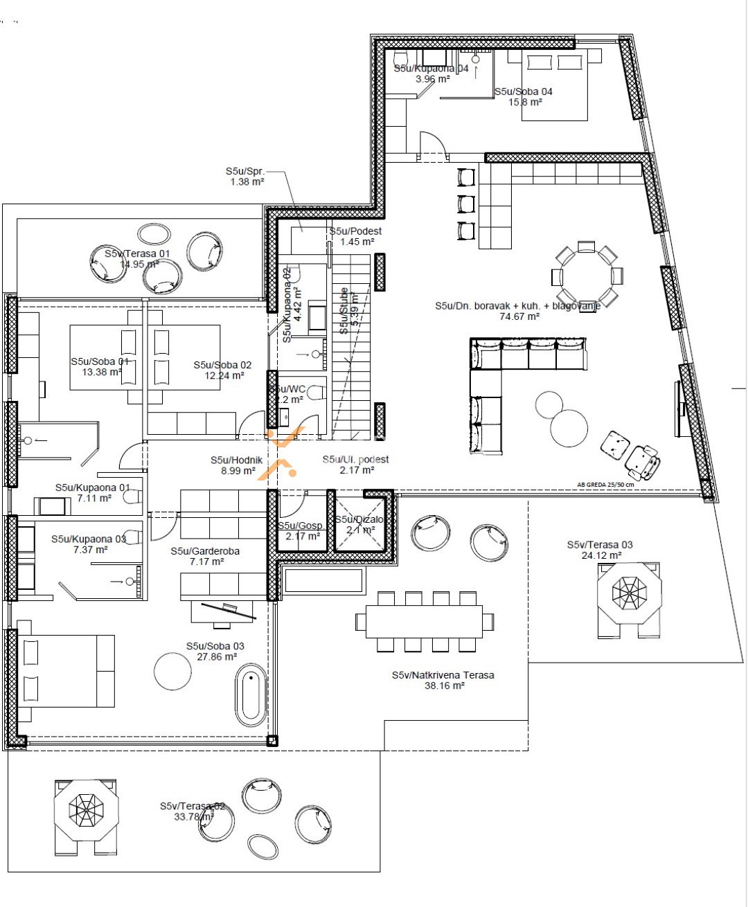 Apartmán Na prodej - ZADARSKA SUKOŠAN