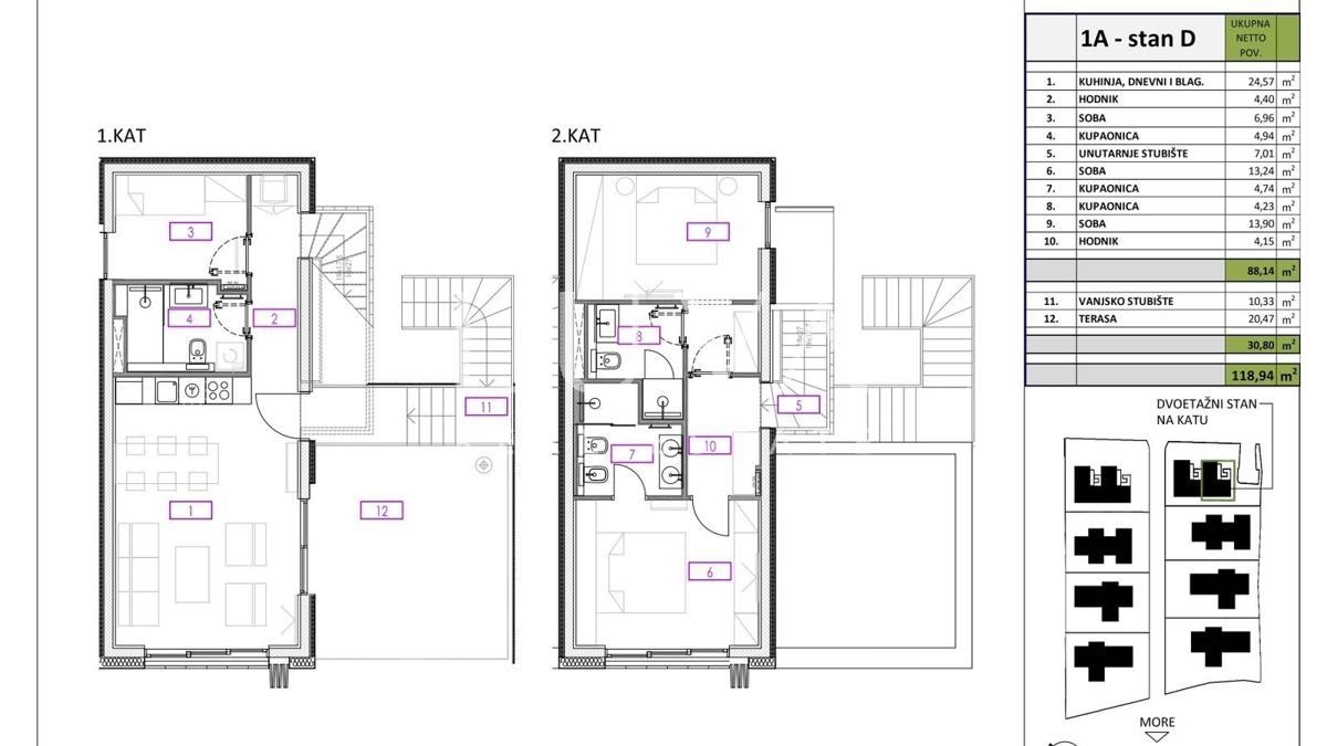 Appartement À vendre - ZADARSKA SVETI FILIP I JAKOV