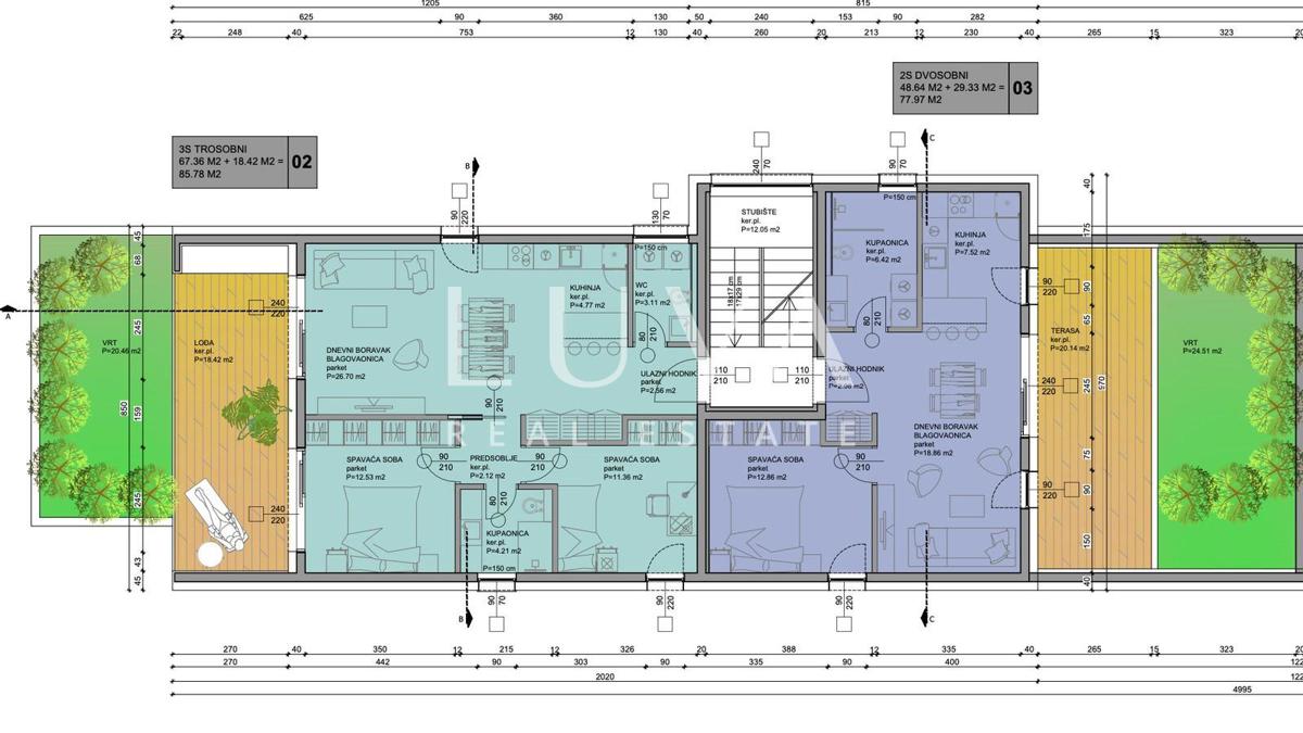 Appartement À vendre - KARLOVAČKA DUGA RESA