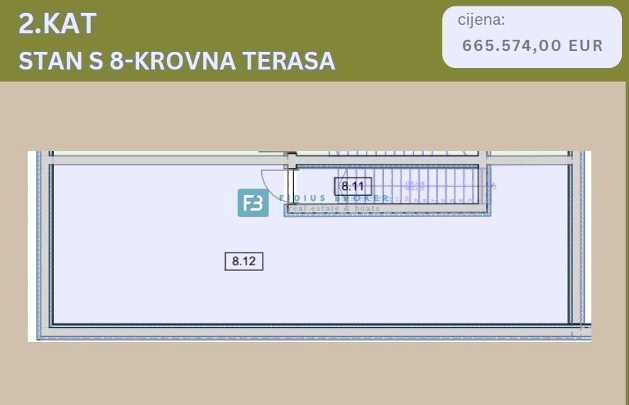 Flat For sale - ŠIBENSKO-KNINSKA VODICE