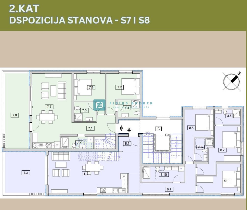 Flat For sale - ŠIBENSKO-KNINSKA VODICE