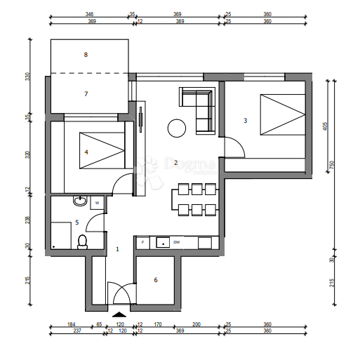 Apartment Zu verkaufen - Grad Zagreb Zagreb - foto 5/6